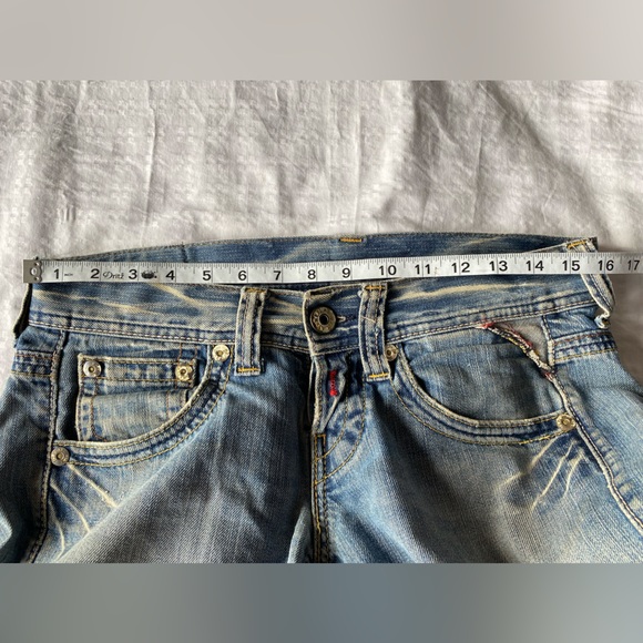 Replay Distressed Antique Wash Jeans Vintage - Picture 7 of 16